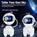 Astronaut Galaxy Projector Night Light White Holding Star, Stars Projectors Lamp for Kids Bedroom, Space Decor & Gift