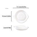White Ceramic Portable Ginger Grater Hand Grinder Garlic Masher Kitchen Tool Simple Style Porcelain Carrot Grinding