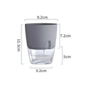 2 Layer Soilless Cultivation Flower Pot Cotton Rope Self Watering Hydroponic Plant Basin Automatic Irrigation Lazy Flowerpot 1Pc
