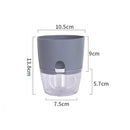 2 Layer Soilless Cultivation Flower Pot Cotton Rope Self Watering Hydroponic Plant Basin Automatic Irrigation Lazy Flowerpot 1Pc